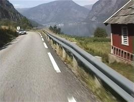 Skjolden is in sight at the end of the fjord